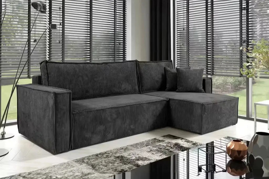 COSY - Canapé d'angle convertible et réversible - 242x147cm Rêve de Chic
