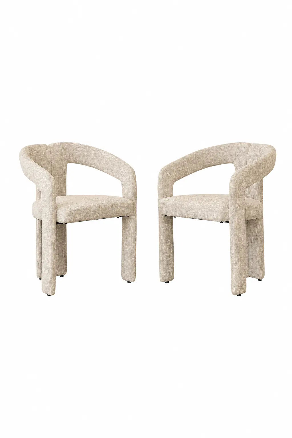 Chaise Kaya taupe – Lot de 4 Rêve de Chic