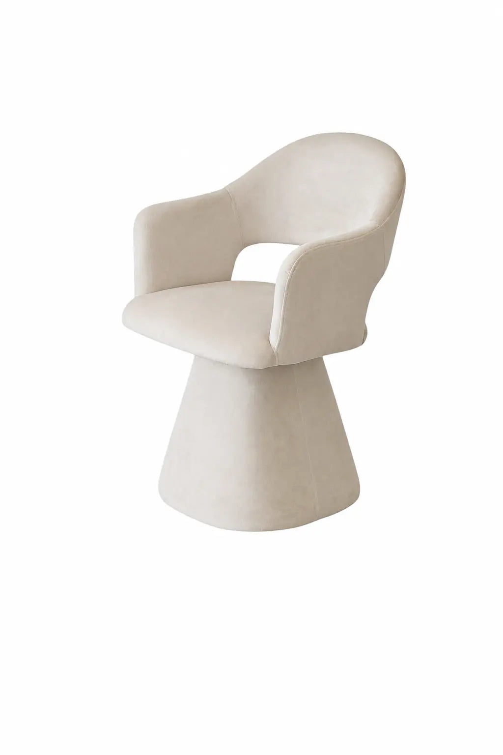 Chaise Soléa velours beige – Lot de 4 Rêve de Chic