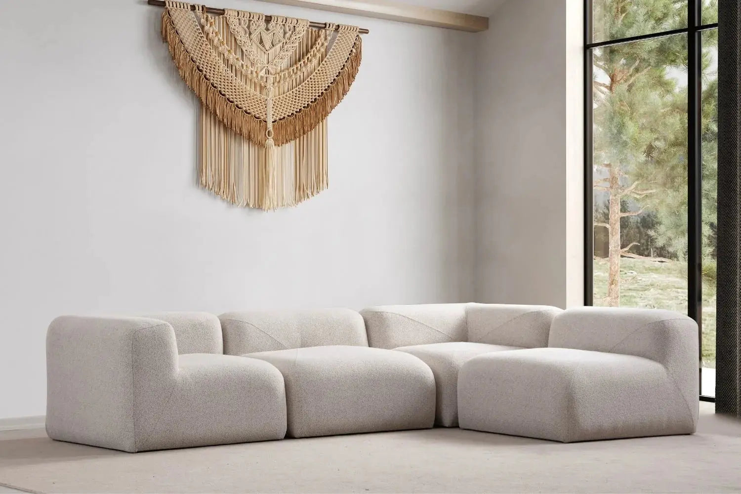 NÉBULEUSE - Canapé modulable - 4 Pieces Rêve de Chic