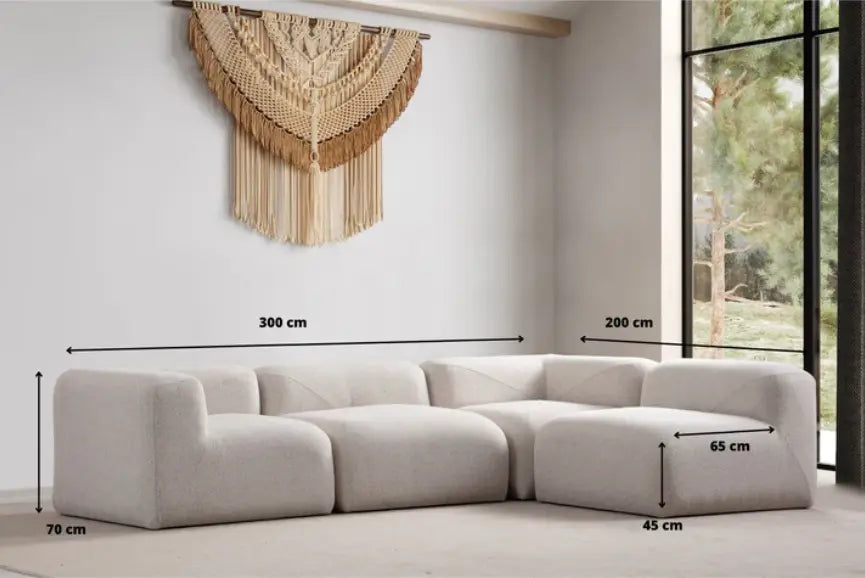 NÉBULEUSE - Canapé modulable - 4 Pieces Rêve de Chic