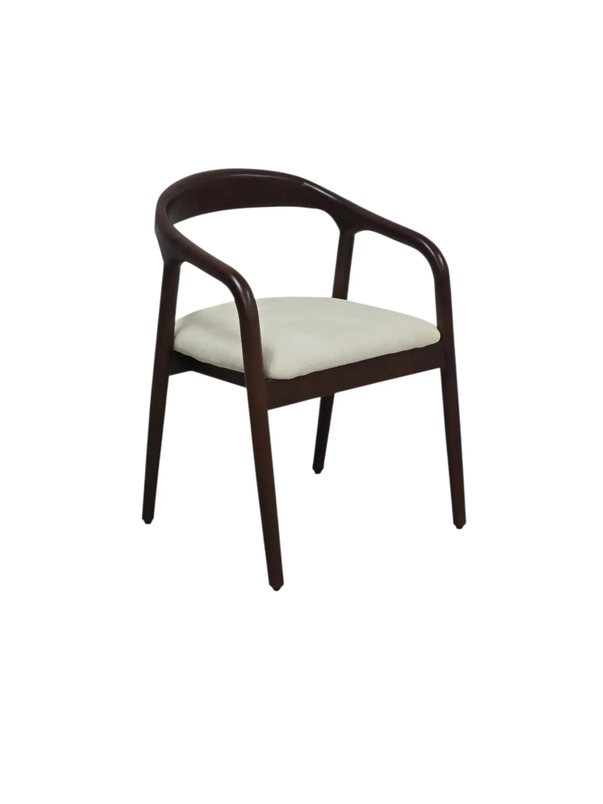 Pack Havana + Evora – Table à manger marron effet bois noyer + 4 chaises bois d'hévéa Rêve de Chic