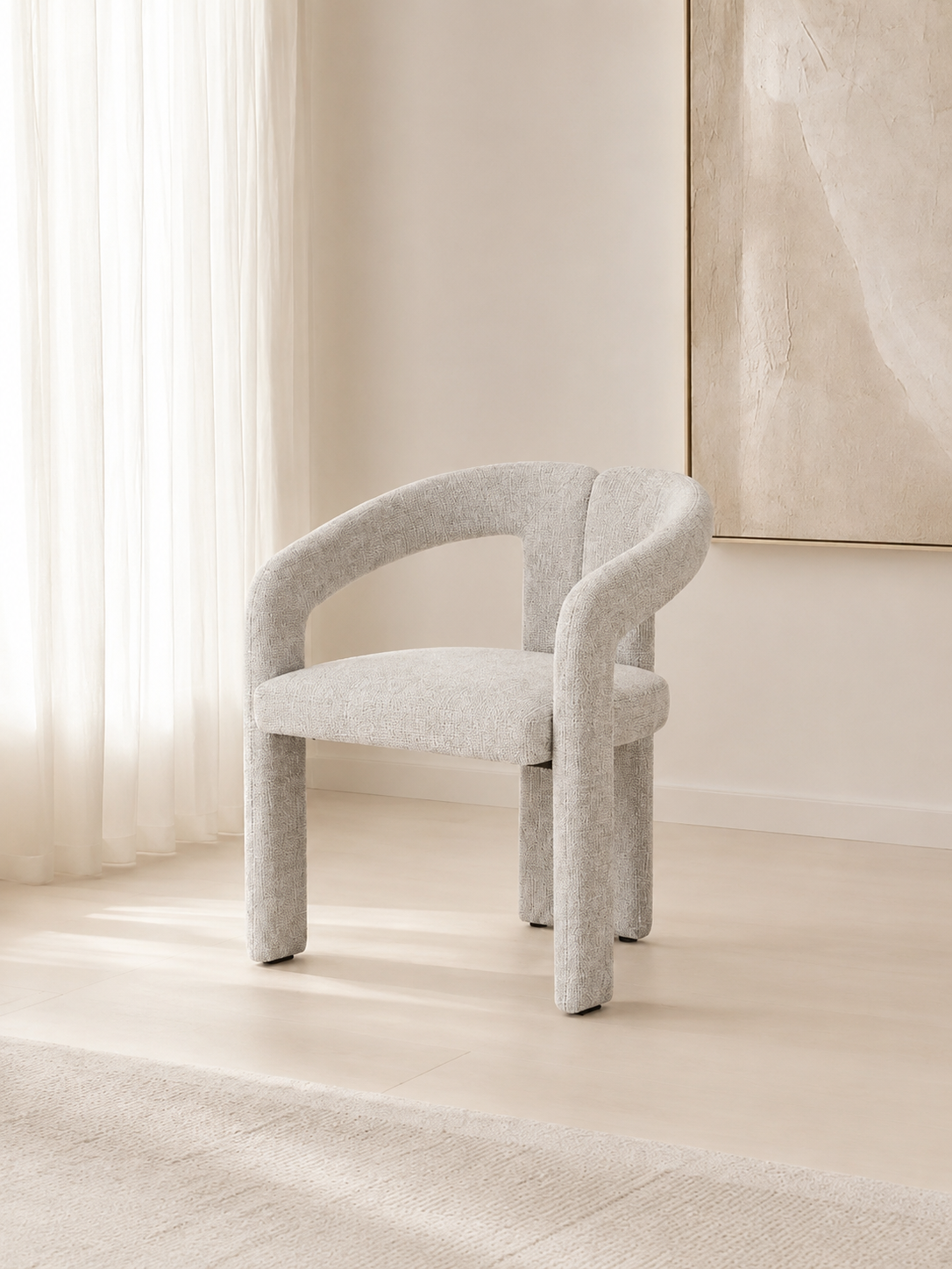 Chaise Kaya taupe – Lot de 4