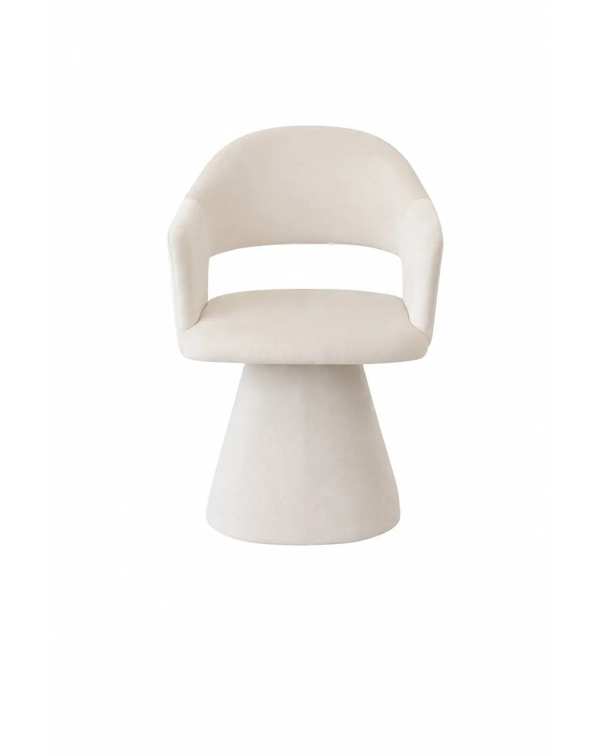 Chaise Soléa velours beige – Lot de 4