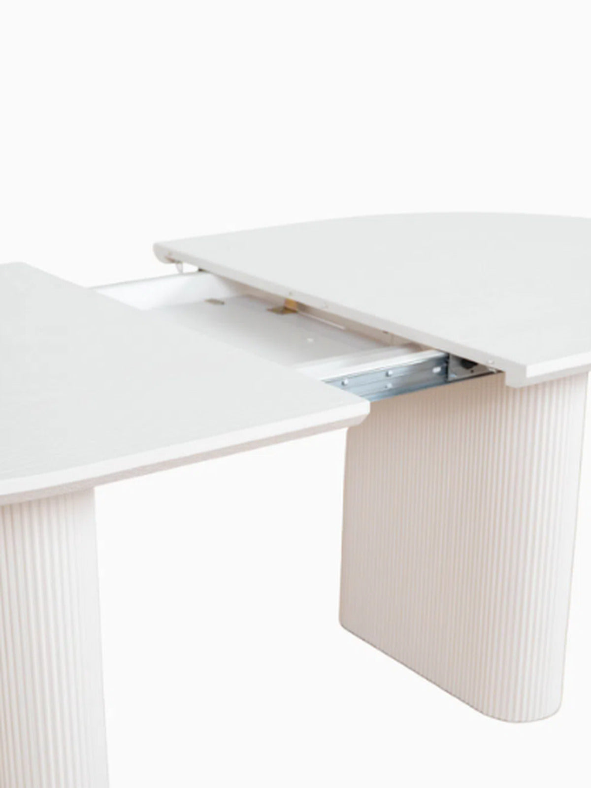 Pack Iris + Saris – Table à manger extensible + Tables basses beige crème