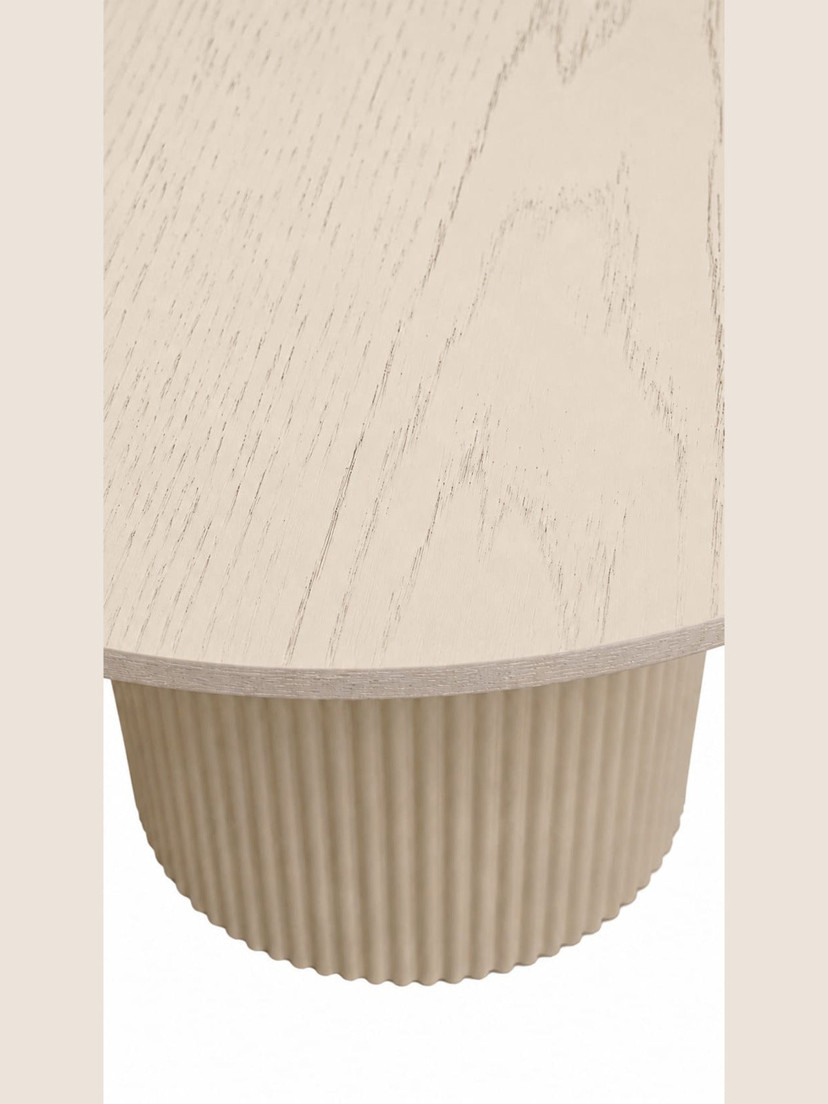 Pack Iris + Saris – Table à manger extensible + Tables basses beige crème