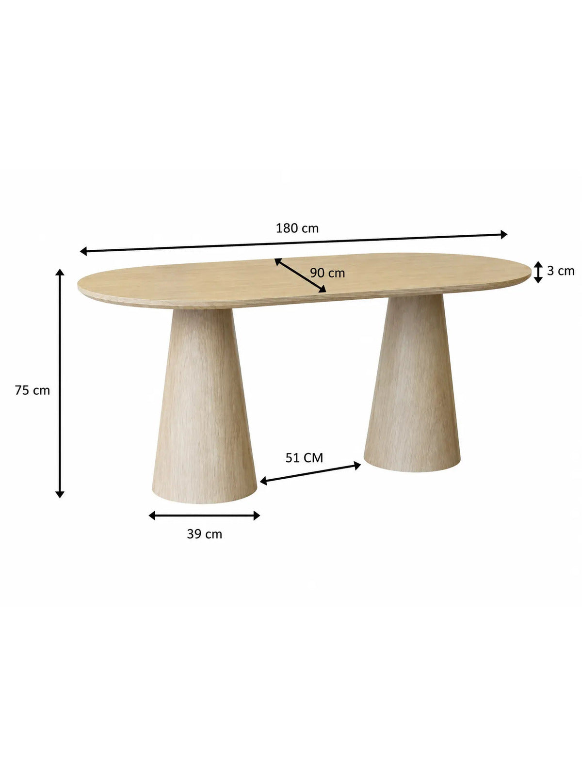 Pack Yuna effet travertin – Table à manger + table basse