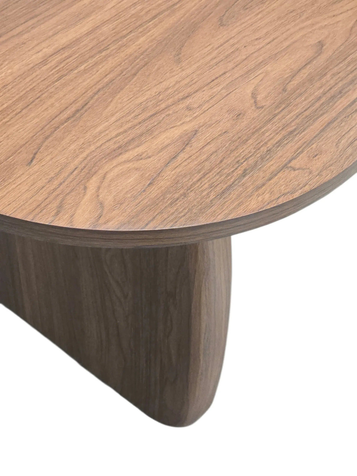 Table à manger Havana marron effet bois noyer
