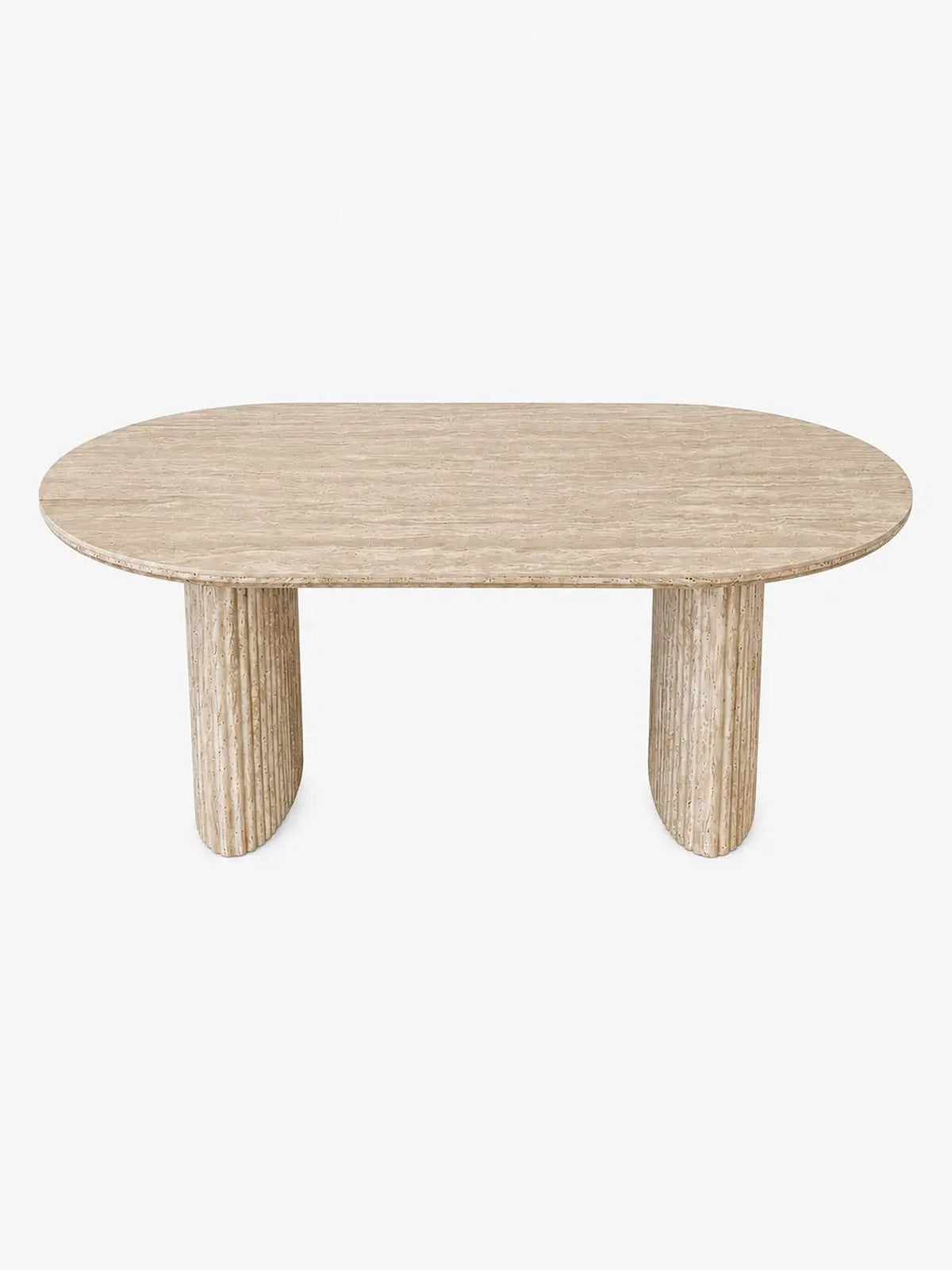 Table basse Ilia effet travertin