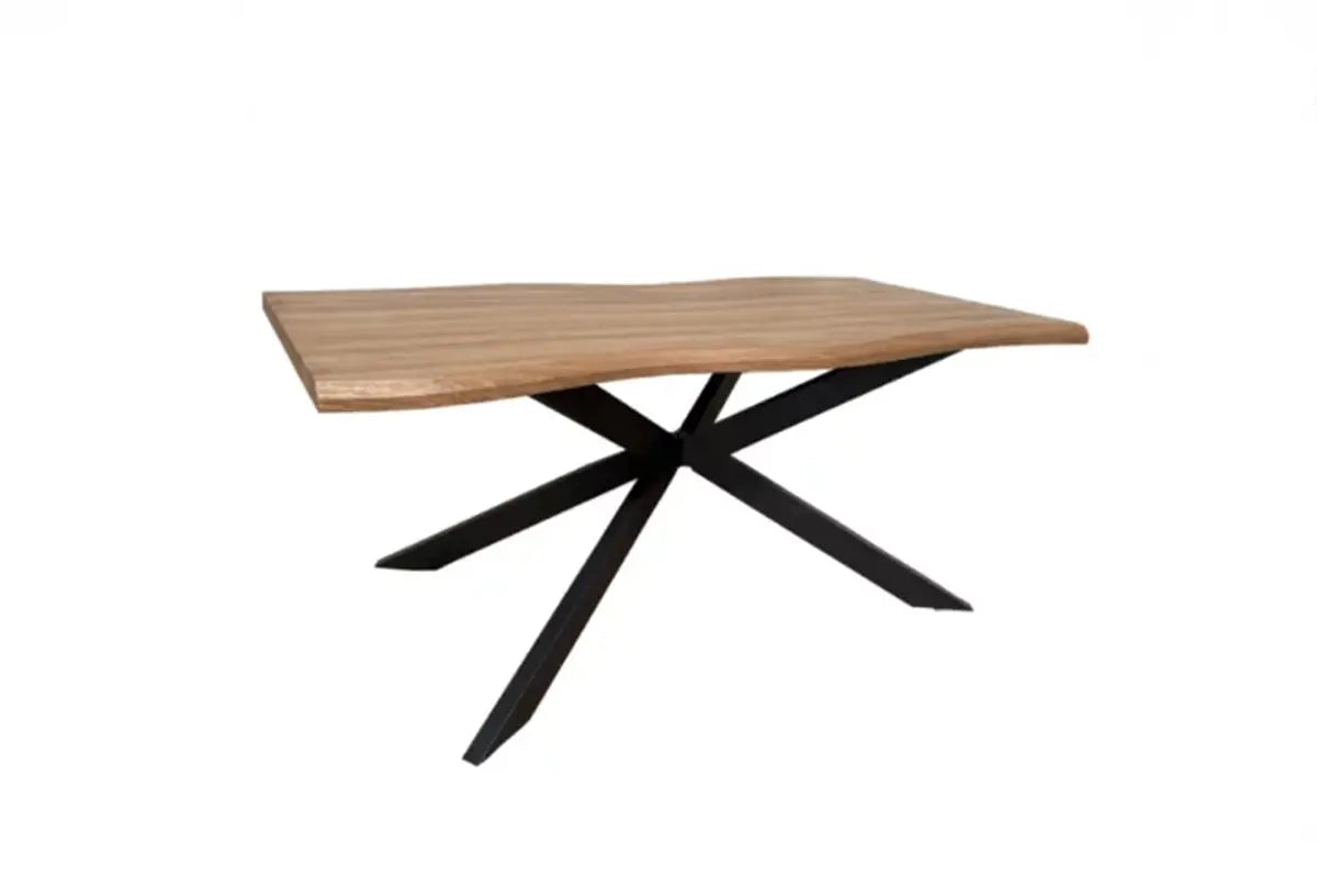 BOKARO - Table à Manger Effet Chêne - 180x90x75cm  Rêve de Chic