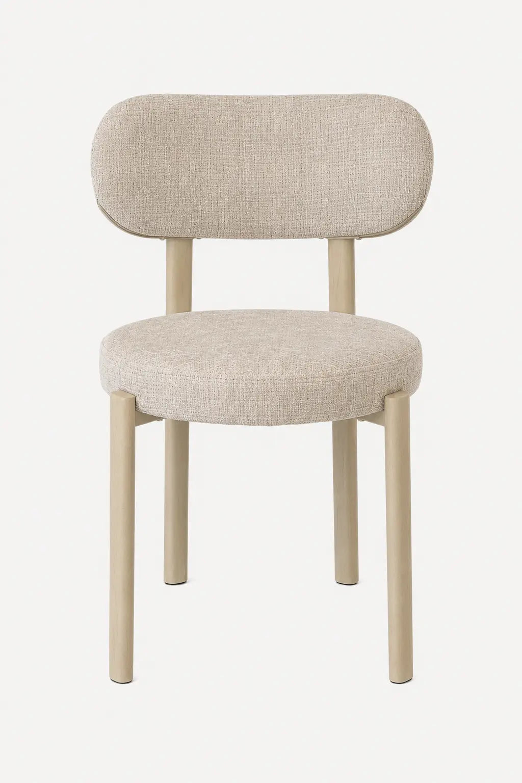 Chaise Bosco velours beige – Lot de 4  Rêve de Chic