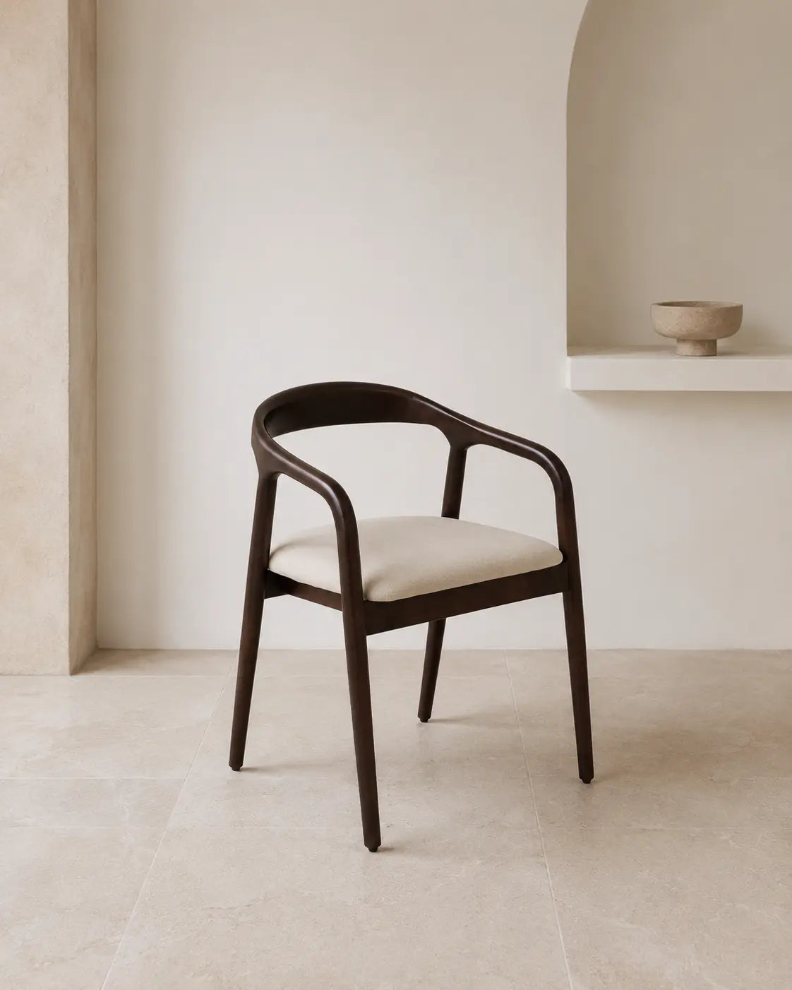 Chaise Evora bois d’hévéa marron  Rêve de Chic