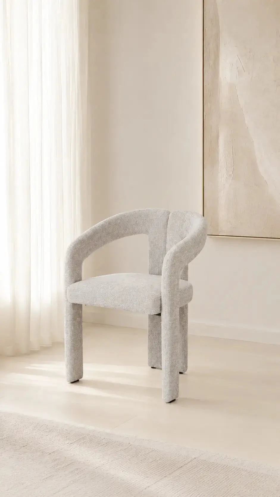 Chaise Soléa velours beige – Lot de 8  Rêve de Chic