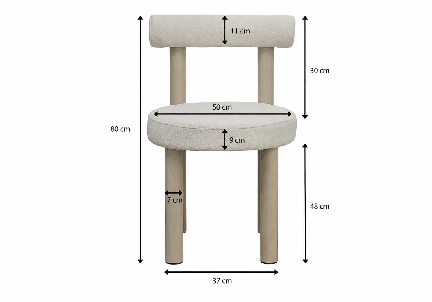 Pack Salon Complet – Canapé Odyssée velours blanc cassé + Tables basses Saris + Table à manger Iris + 4 chaises Soltis  Rêve de Chic