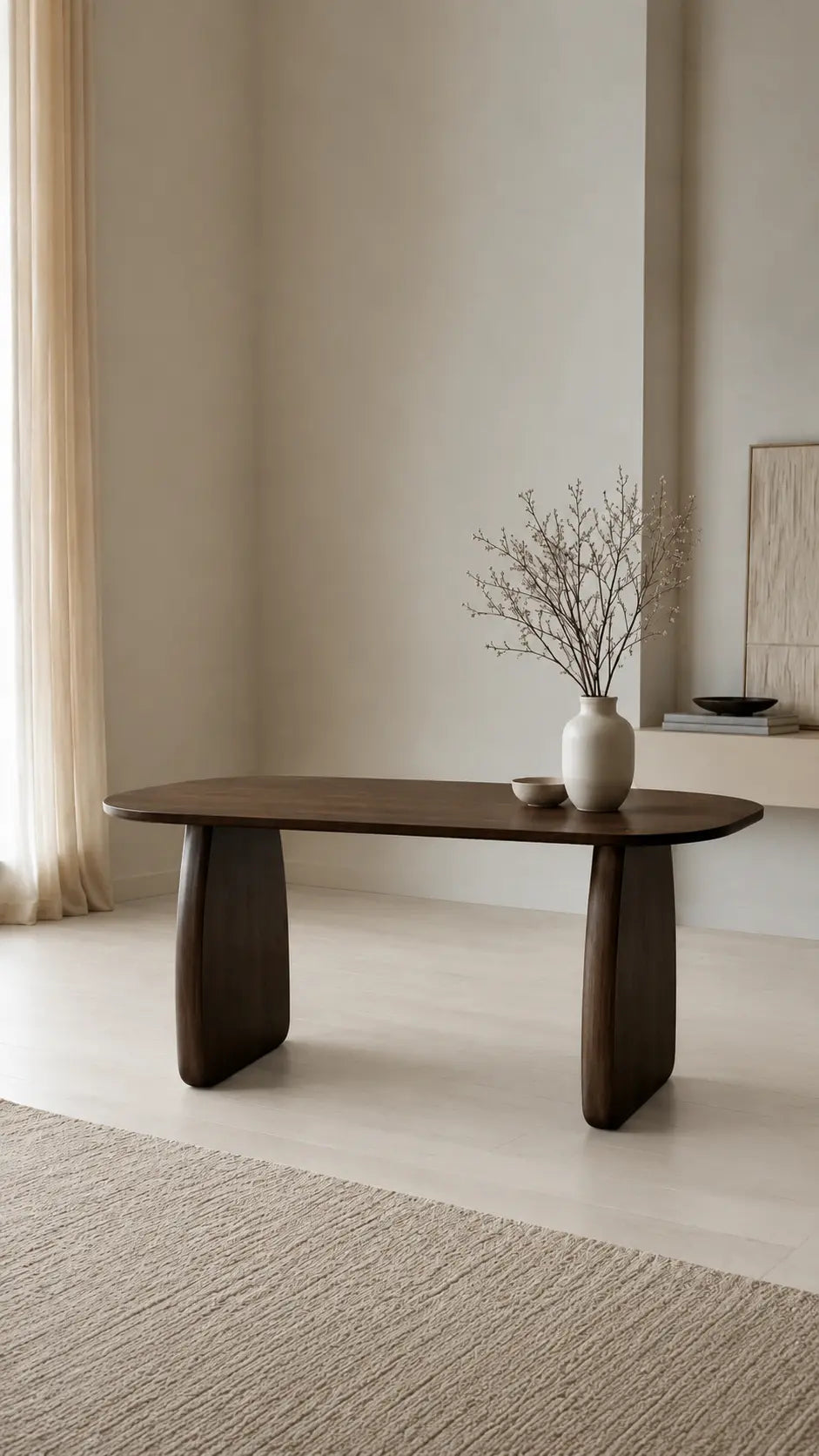 Table à manger Havana marron effet bois noyer  Rêve de Chic