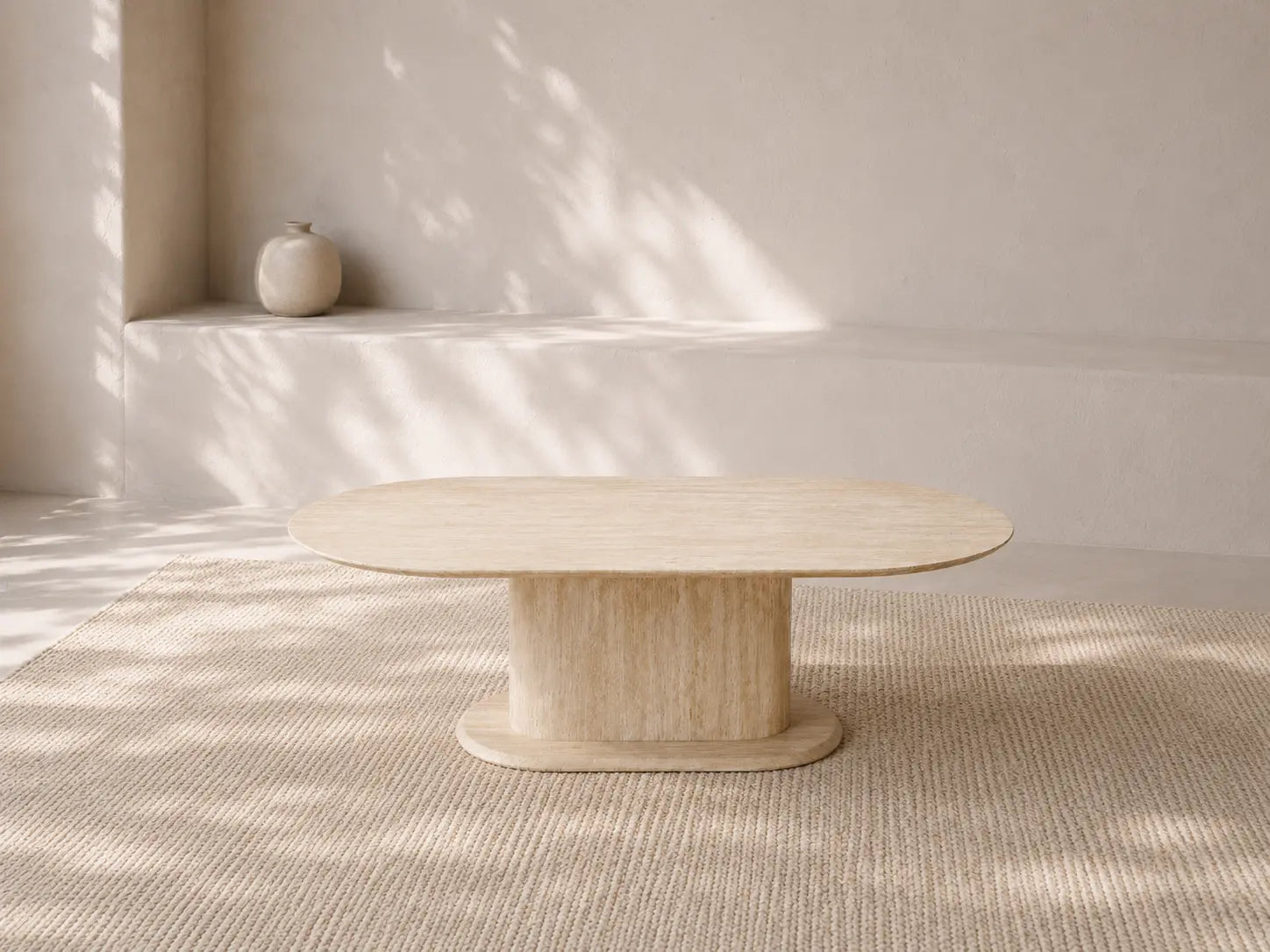 Table basse Orlane effet travertin  Rêve de Chic