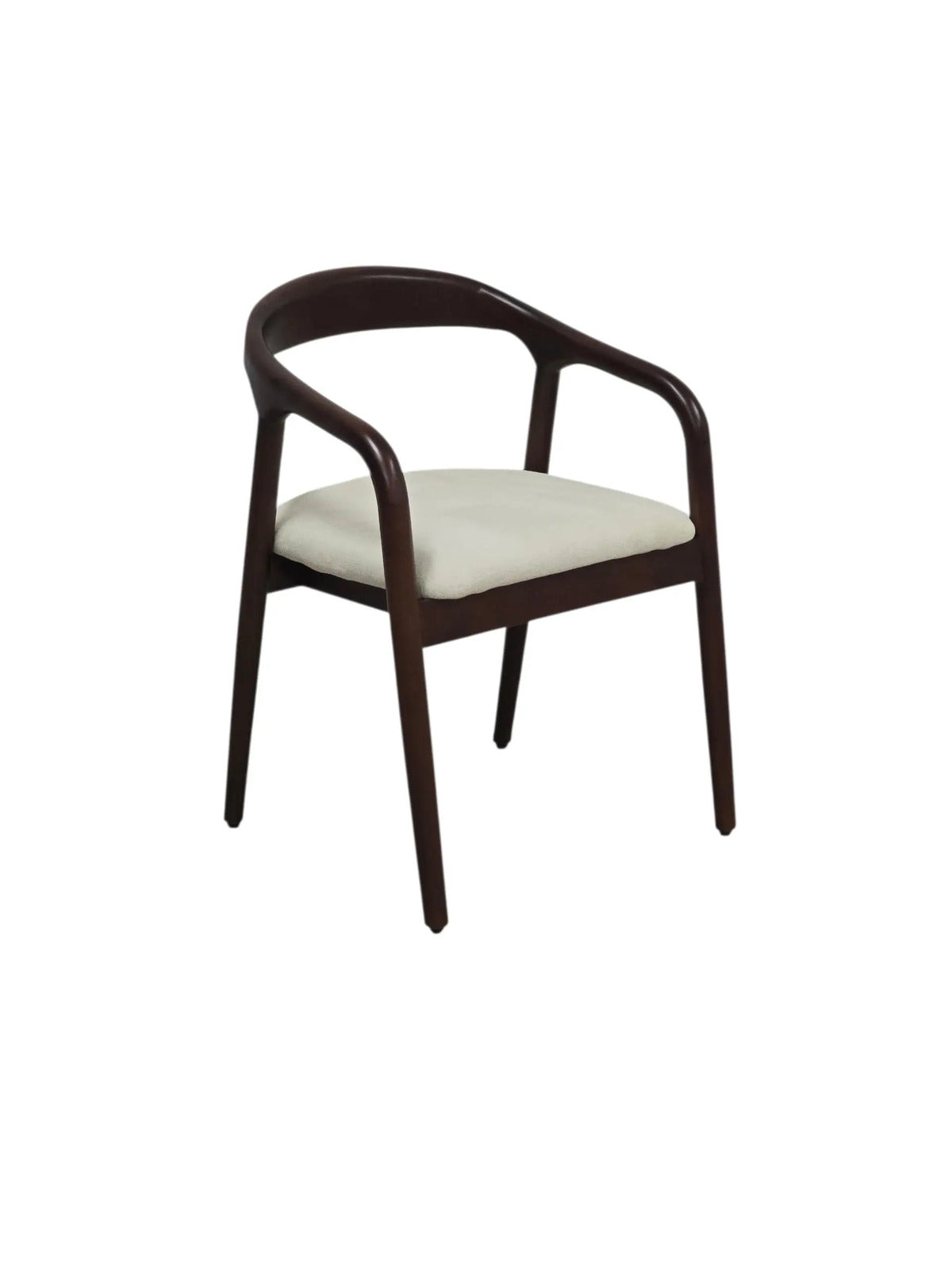 Chaise Evora bois d’hévéa marron – Lot de 4