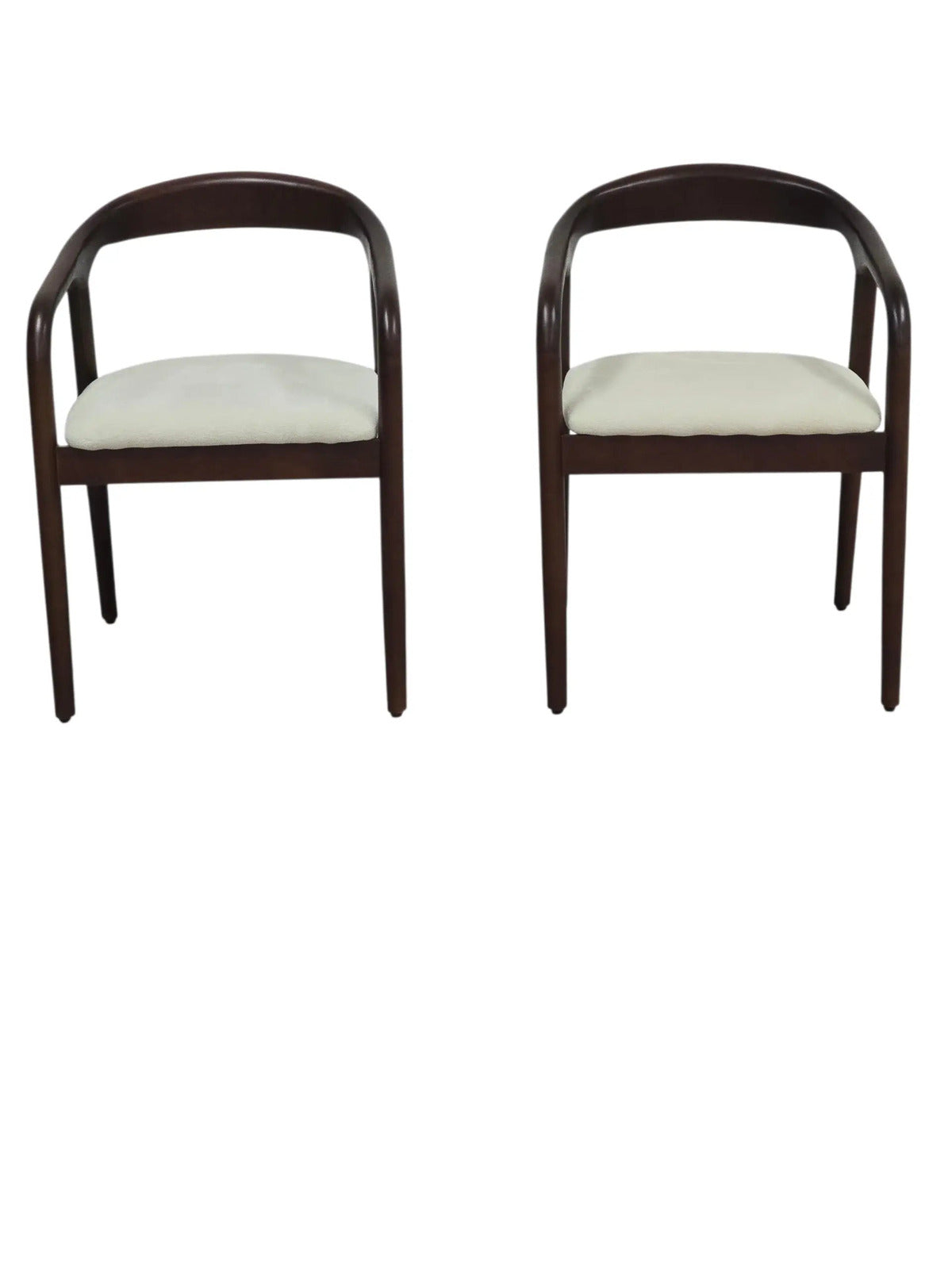 Chaise Evora bois d’hévéa marron – Lot de 4