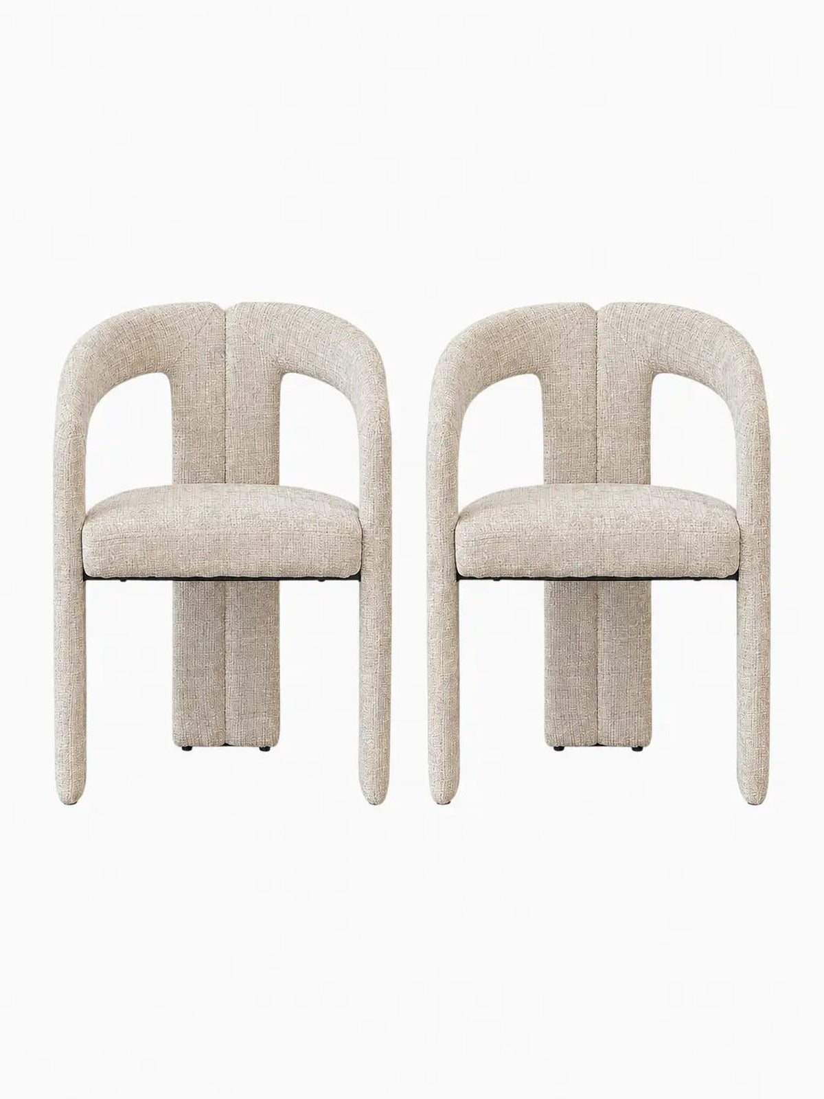 Chaise Kaya taupe – Lot de 4