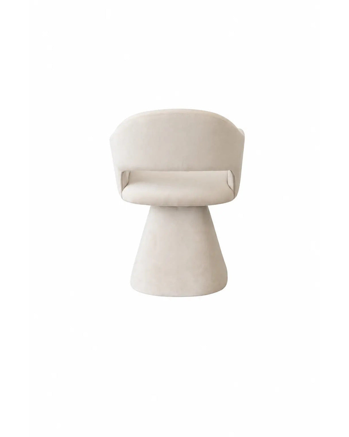 Chaise Soléa velours beige – Lot de 4