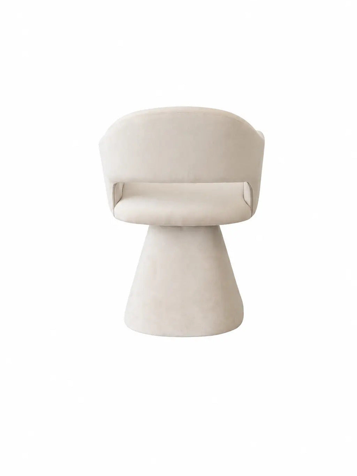 Chaise Soléa velours beige – Lot de 8