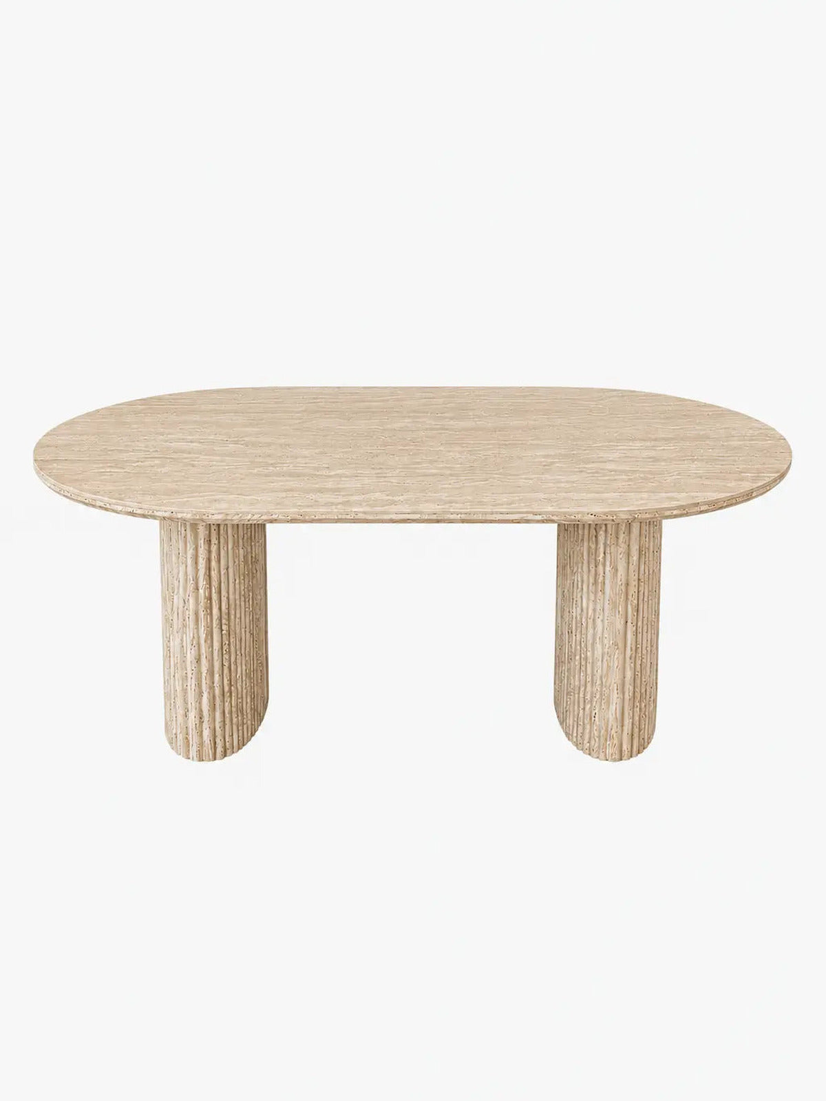 Pack Complet – Canapé Alaïa velours côtelé beige + Table basse Ilia + Table à manger Ilia céramique + 4 chaises Kaya + Lit coffre Songe + Matelas Fluffy 160x200
