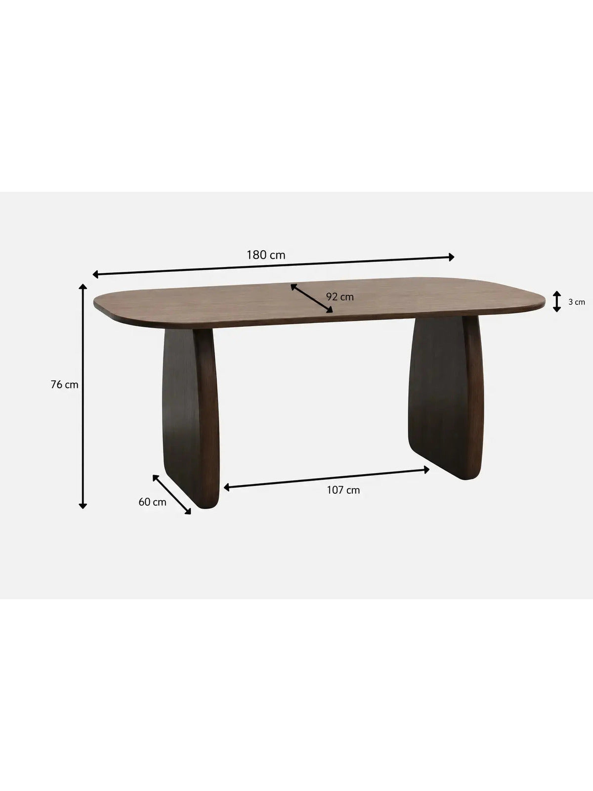 Pack Havana + Evora – Table à manger marron effet bois noyer + 4 chaises bois d'hévéa