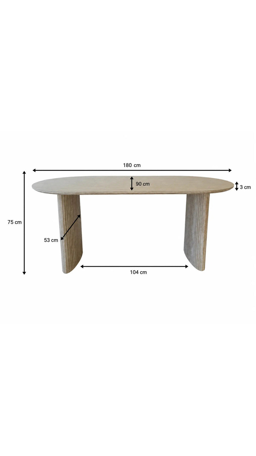 Pack Ilia effet travertin – Table à manger + table basse
