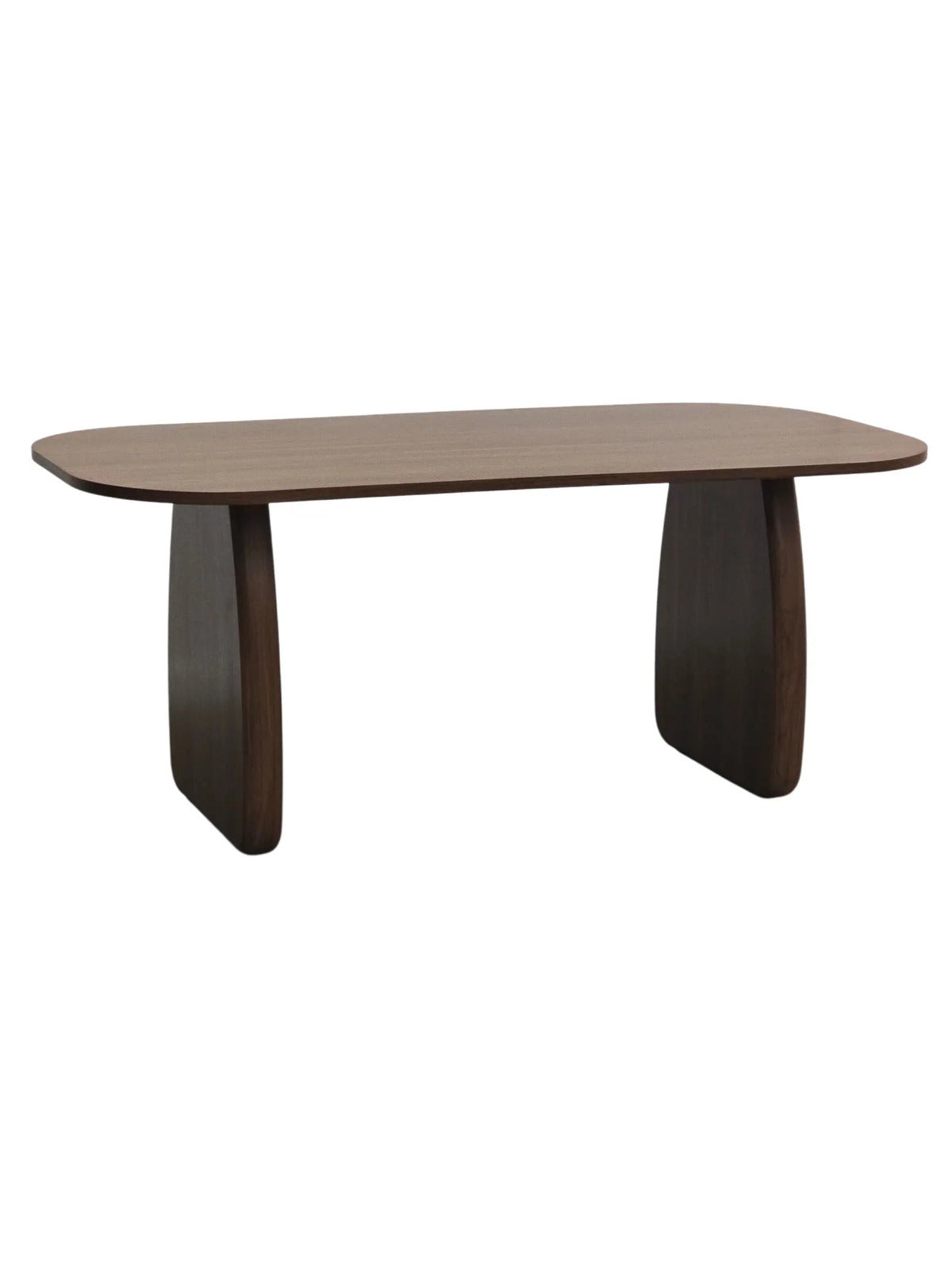 Table à manger Havana marron effet bois noyer