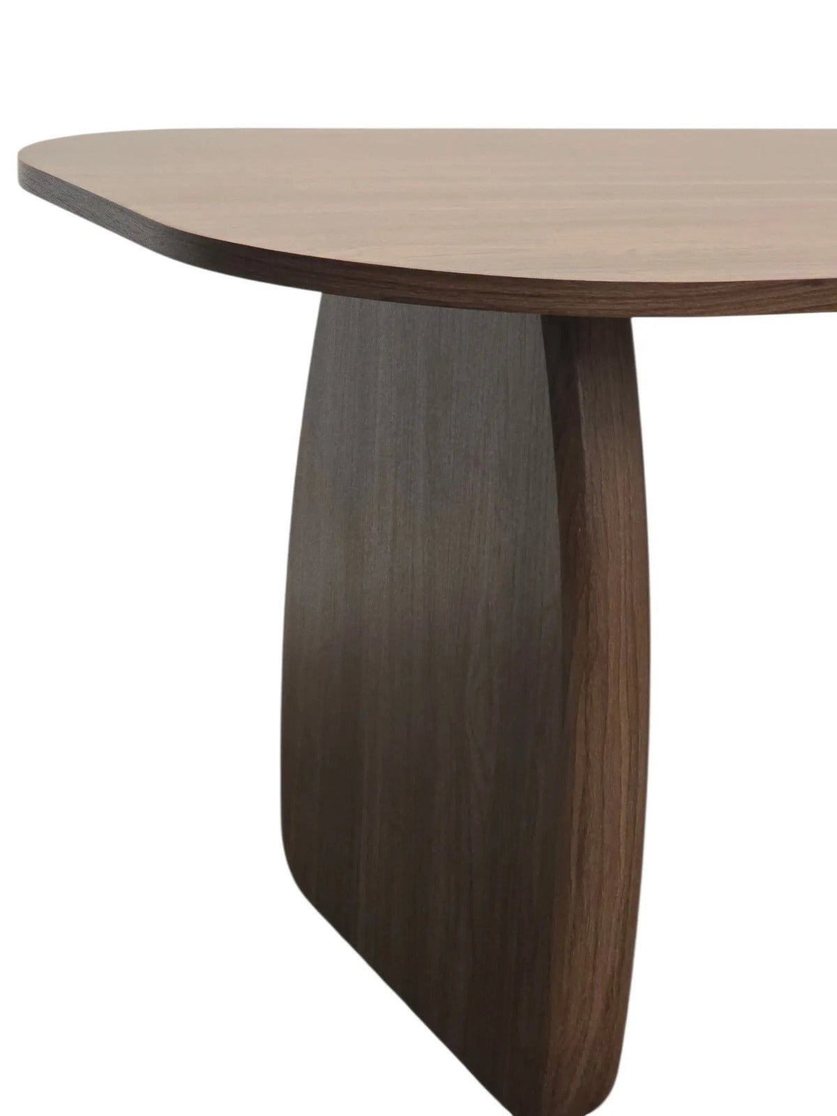 Table à manger Havana marron effet bois noyer