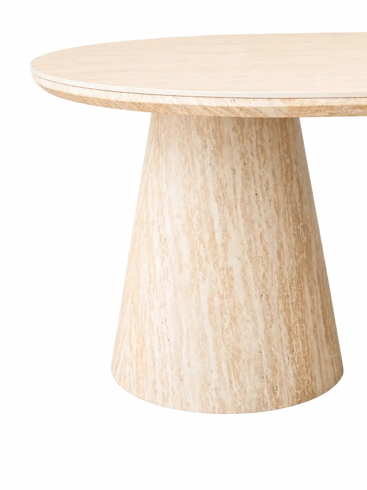 Table basse Yuna effet travertin